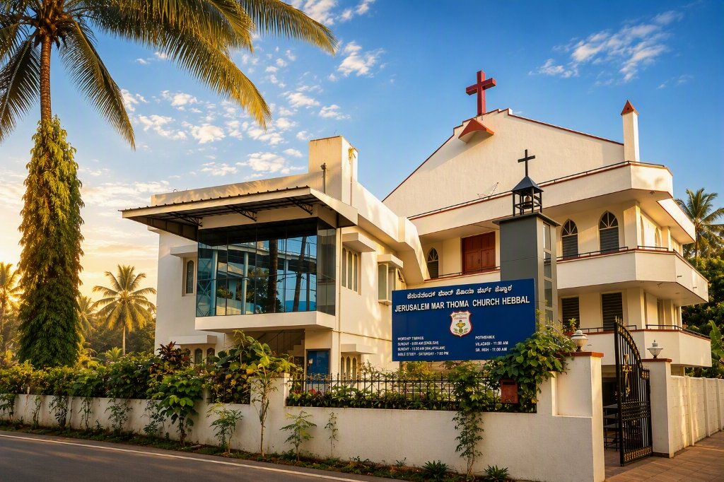 Jerusalem Mar Thoma Church Building Facade